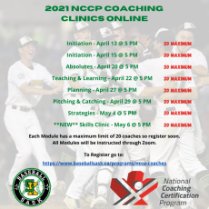 2021 NCCP Coaching Clinics Online