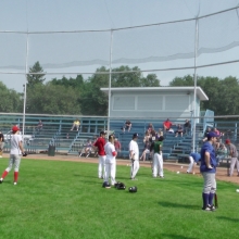 2014 Blue Jays Camp at Regina Optimist Baseball Park