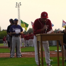 Opening Ceremony 21u Tournament Aug 13 2015