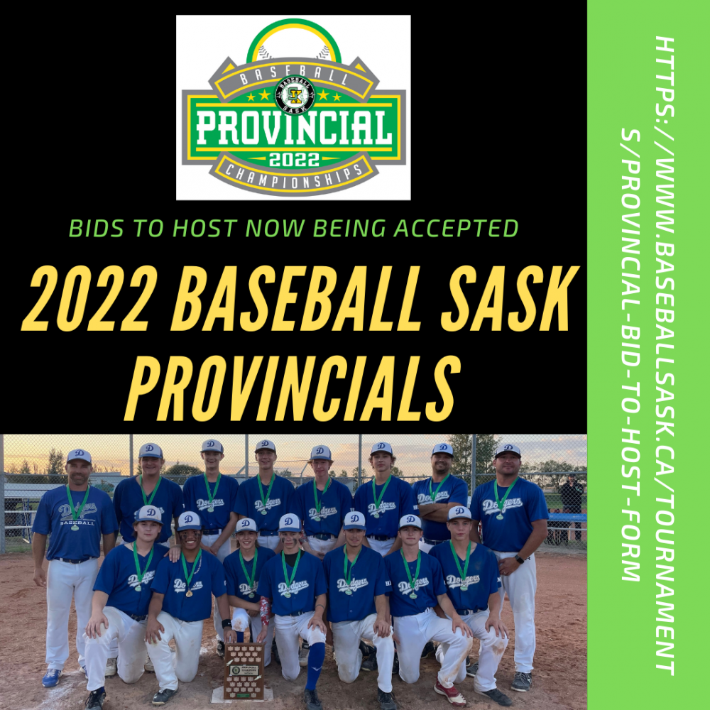 Bids To Host Now Being Accepted 2022 Baseball Sask Provincials