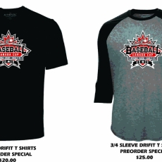 Pre Order Merchandise for 2019 Baseball Canada Cup!