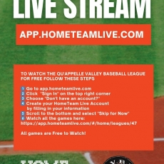 Live Streaming at Regina Optimist Baseball Park.........