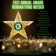2021 Annual Awards Nominations
