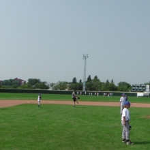 Aug 19 2014 Blue Jay Camp at Regina Optimist Baseball Park