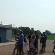 2014, Aug 18 and Aug 19 Blue Jay Camp Pics at Regina Optimist Baseball Park