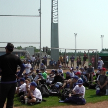 Aug 19 2014 Blue Jays Camp at Regina Optimist Baseball Park